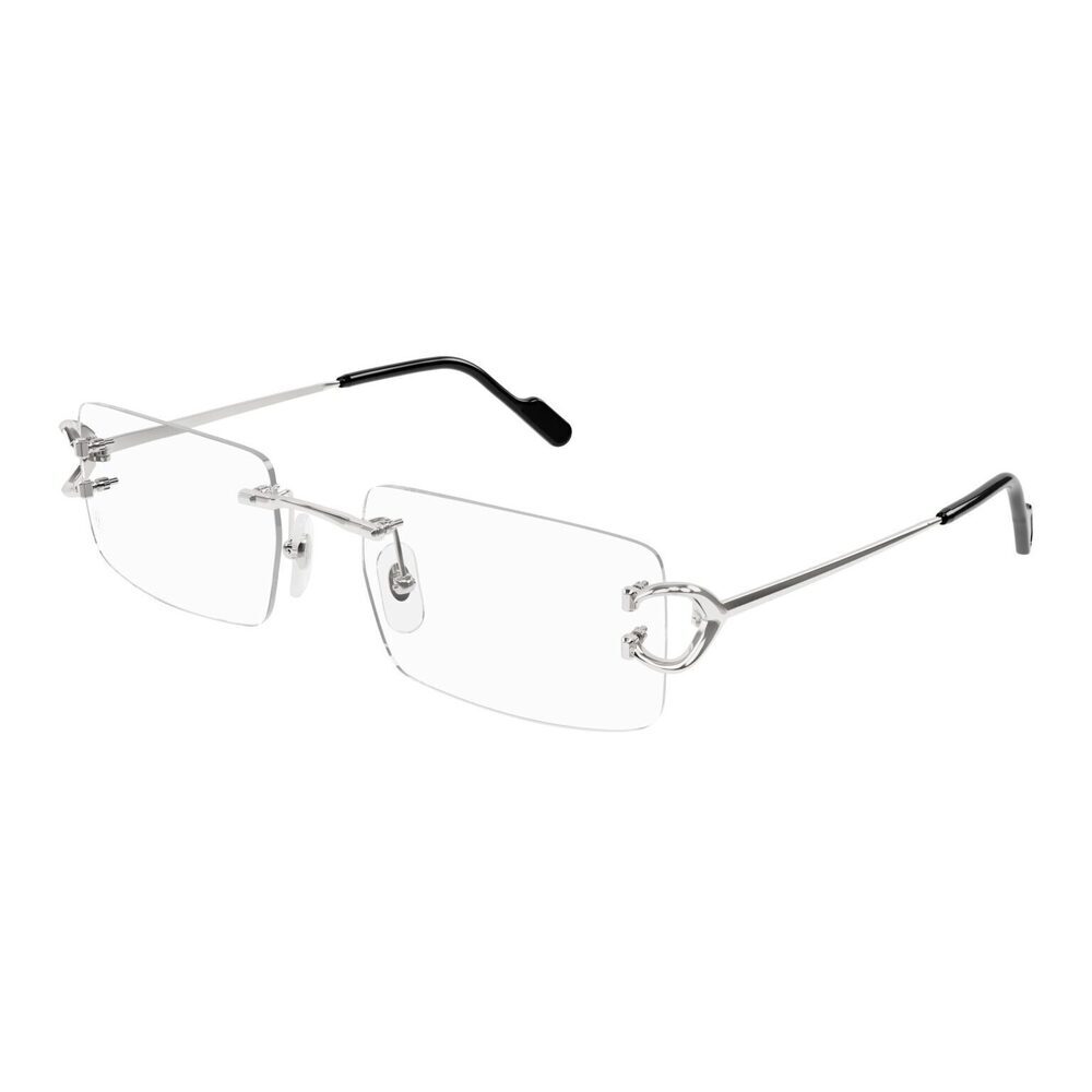 Cartier CT0488o-002 Eyeglasses Silver Metal